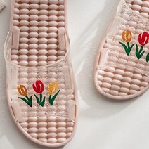 데코뷰 심플 튤립 욕실화 핑크, 1개