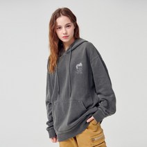 모즈모즈 찰리자수 피그먼트 오버핏 빅사이즈 후드