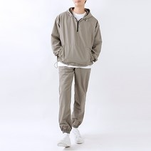 빌락트 오버핏 아노락 긴팔 후드 + 조거팬츠 트레이닝 세트