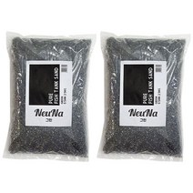 느나 퓨어 어항샌드 0.5mm 2.5kg, 그린, 2개