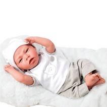 아리아스 신생아 Reborns 다프네 그레이 인형, 혼합색상