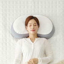 리브맘 3D 메모리폼 경추 낮은베개, 화이트