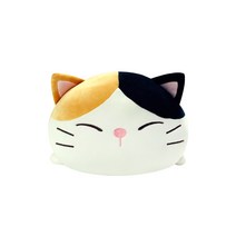 [테레사쿠션] 메세 모찌모찌 고양이 쿠션 인형 까망, 20cm, 혼합색상