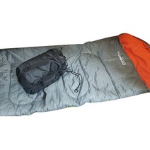 캠프365 4계절 차박 pongee 재질 실내 슬리핑 베드 침낭 후드형, 그레이, 1개