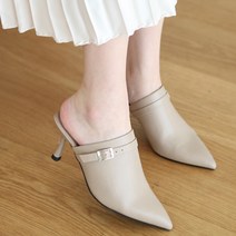 여성용 셴디드 힐 블로퍼 8cm