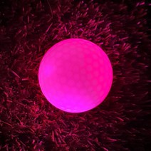 LED 발광 골프공, 1세트, 핑크