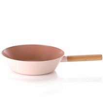 네오플램 우드 IH 인덕션 궁중팬 핑크, 28cm, 1개