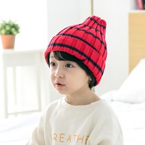 뿌뿌룰루 아동용 핀스트라이프 비니