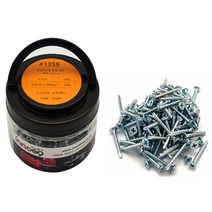 이노공구 석고보드용 양날나사 백색 3.5 x 25 mm 1359, 100개