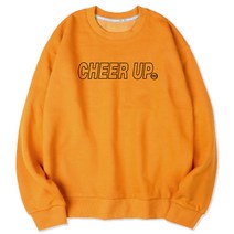 벤힛 CHEER UP 세미 오버핏 소프트 기모 맨투맨