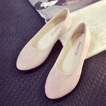 더플로우 스웨이드 플랫슈즈