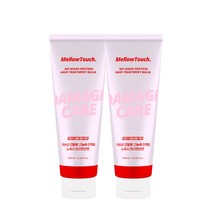 멜로우터치 노워시 단백질 헤어 트리트먼트 밤, 250ml, 2개