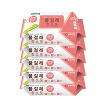 쉼표리빙 일회용 물걸레 청소포 30매, 5개