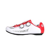 필모리스 평페달용 자전거슈즈 SIDEBIKE SD-021, 240, 화이트레드