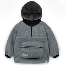 쁘띠뮤 아동용 빙빙 아노락 후드티셔츠