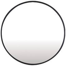 디자인 원형 거울 800 x 800 mm, 블랙