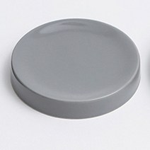 코지테이블 플랫 플레이팅 마일드 굽접시 원형, 그레이
