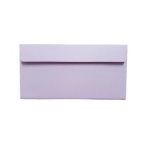컬러색지 초대장 청첩장 리플릿 카드봉투 220 x 105 mm, 연보라, 100개