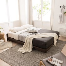 가구야 로우 저상형침대 + 유로탑 Q1 매트 방문설치, 월낫