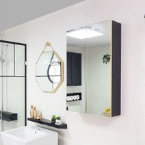 A6마트 골드 욕실장 골드프레임장500, 혼합색상, 1개