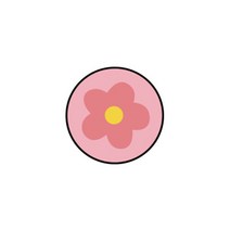 휴대폰 거치대 데이지 스마트톡, 핑크, 1개