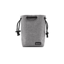 유앤미 보나 캔버스 카메라 렌즈 파우치 S, 그레이