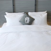 호텔 리조트용 CVC 자루형 베개커버 무지 4p