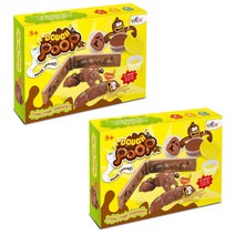 똥만들기 도우 점토놀이 yiqis68184 2p, 혼합색상, 1kg