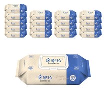 모나리자 순 물티슈 점보 캡형, 70매, 18팩