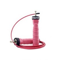 TKFIT 크로스핏복싱 스피드 선수용 프리미엄 줄넘기, 핑크