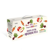 비락 100프로 유기농 에이비씨 주스, 110ml, 18개