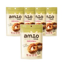 풀무원 반려동물 아미오 건강한 터키츄 링 24g, 5개, 칠면조육포맛