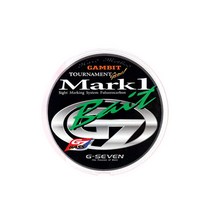 GAMBIT 지세븐 마크 1 카본 라인 배스 베이트용 낚시줄 5호, 투명 + 핑크