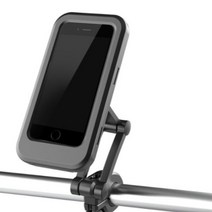 자전거 오토바이 휴대폰 터치 거치대, 1개, 블랙