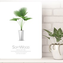 액자테이블 대 720 x 480 mm, 소프트우드