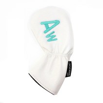 써클디자인골프 스타 스컬 아이언 웨지 헤드커버 화이트, A