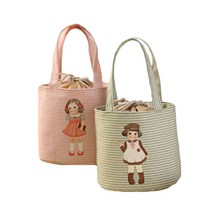 오체어스 베이비 체크 보냉백 2종 세트, 랜덤색상