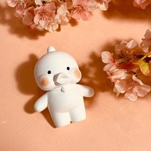 앵글띵 발그레 아기 삐약이 수제 실리콘 몰드 1구, 혼합색상