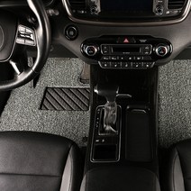 만도 엣지 와이드 볼륨쿠션 코일카매트 확장형, 그레이, BMW X7 [1세대] 7인승 2019.6~