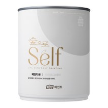 KCC 숲으로 셀프 베란다용 에그쉘 수성페인트 1L, 라이트그레이