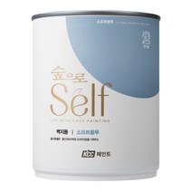 KCC 숲으로 셀프 벽지용 에그쉘 수성페인트 1L, 소프트블루