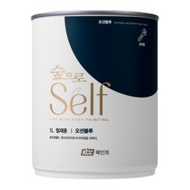 KCC 숲으로 셀프 철재용 에그쉘 페인트 1L, 오션블루