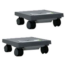 호미닷컴 이동식 정사각 화분 물받침 2p, 진그레이