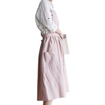 플래빗 내추럴 예쁜 앞치마, 인디핑크, 1개