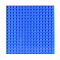 토이다락방 WANGE 레고 놀이판 32x32칸 25.5 x 25.5 cm, 파랑