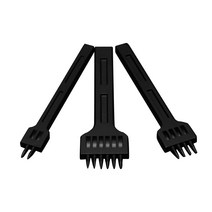 ONTON 검정 원형 타공 펀치 4mm x 3종 세트, 1세트