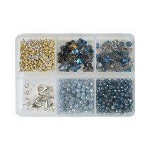 샤론델 크리스탈 비즈 DIY 마스크 목걸이 만들기 세트 중급자용, 마가렛 타입, 1세트