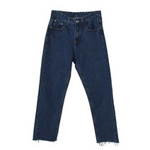 여성용 코에딘 컷팅 일자핏 데님 팬츠 PT7278K14
