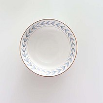 코지테이블 골드라인 나뭇잎 소스볼 S 11cm, 블루, 1개