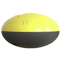 강아지 자동 피더 소리나는 장난감 150mm x 91mm, 옐로우, 1개